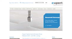 Desktop Screenshot of expertsystemtechnik.de