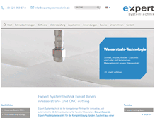 Tablet Screenshot of expertsystemtechnik.de